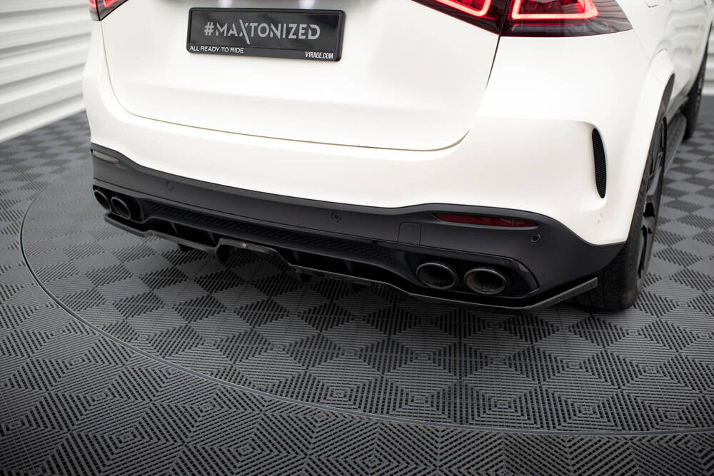 Diffuser passend voor Mercedes GLE 53 AMG SUV W167 Maxton Glans Zwart