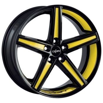 Velgen Oxigin 18 Concave gelb foliert 8.5x18 inch 5x114,3 ET35