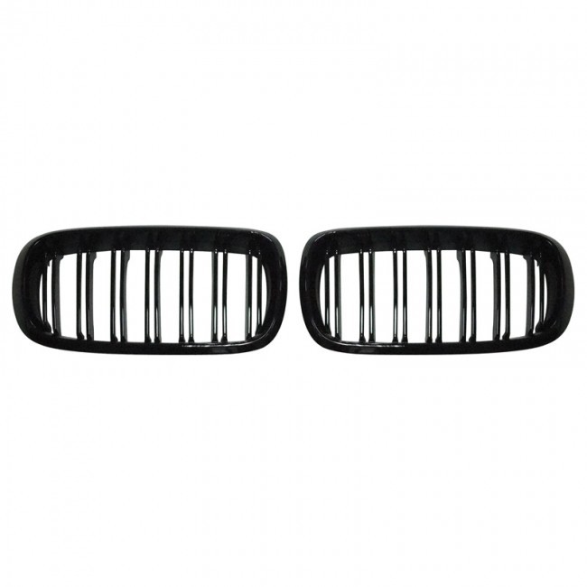 Glanzend zwarte Grills BMW X5 F15 2013-2016 M-Style