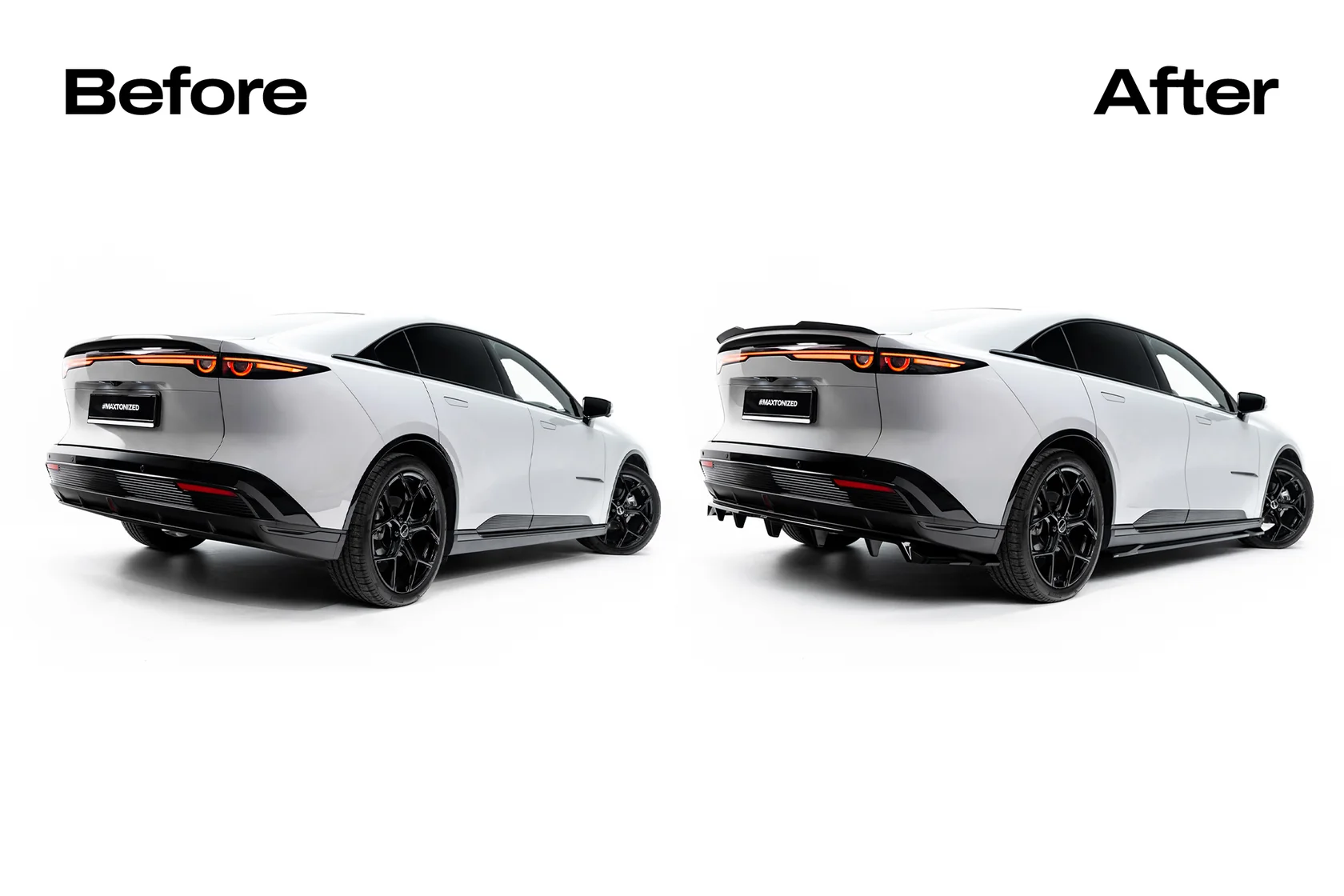 Diffusor passend voor Mazda 6e Mk1 Glans Zwart – Maxton Design
