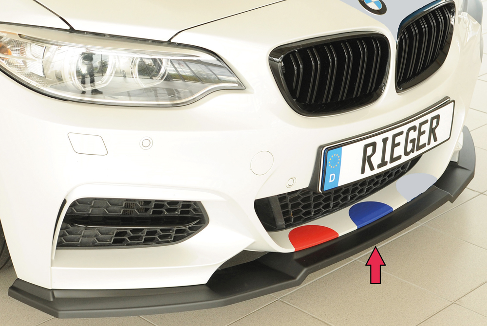 Voorspoiler passend voor BMW 2-series F22 14-06