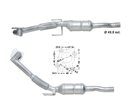Seat CORDOBA 1.4TD 1422 cc 55 Kw / 75 cv AMF Magnaflow CAT Bouwj