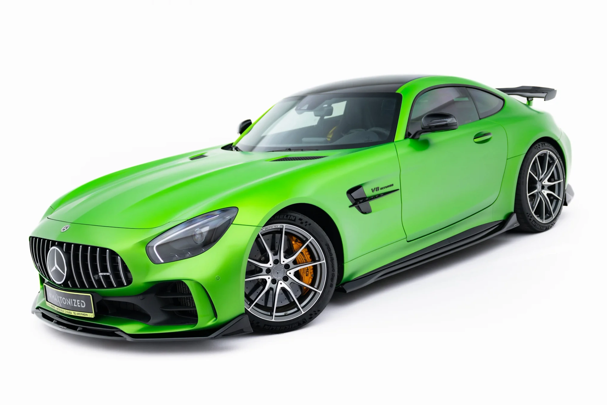 Zijskirts passend voor Mercedes-AMG GT R C190 Facelift Glans Zwart