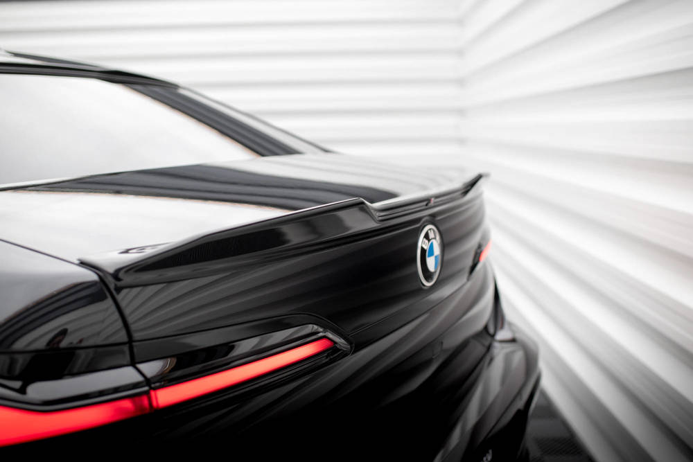 Spoiler passend voor BMW 7 Serie G70 M Pakket & M760E Maxton Glans Zwart
