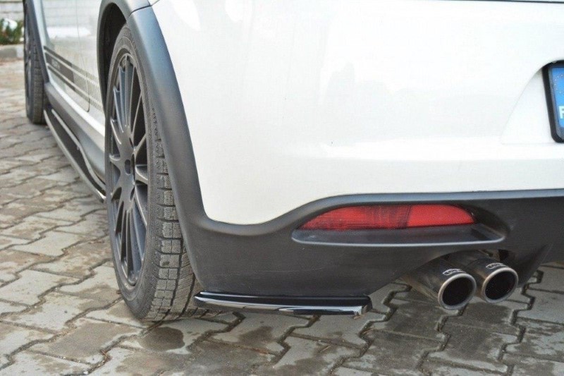 Achterzij Spoilers Fiat Grande Punto Abarth Glanzend Zwart