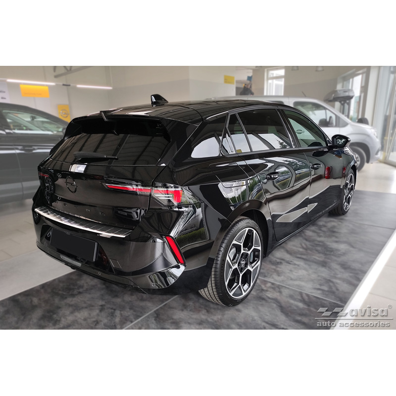 RVS Achterbumperprotector  Opel Astra L HB 5-deurs 2021- 'Ribs'