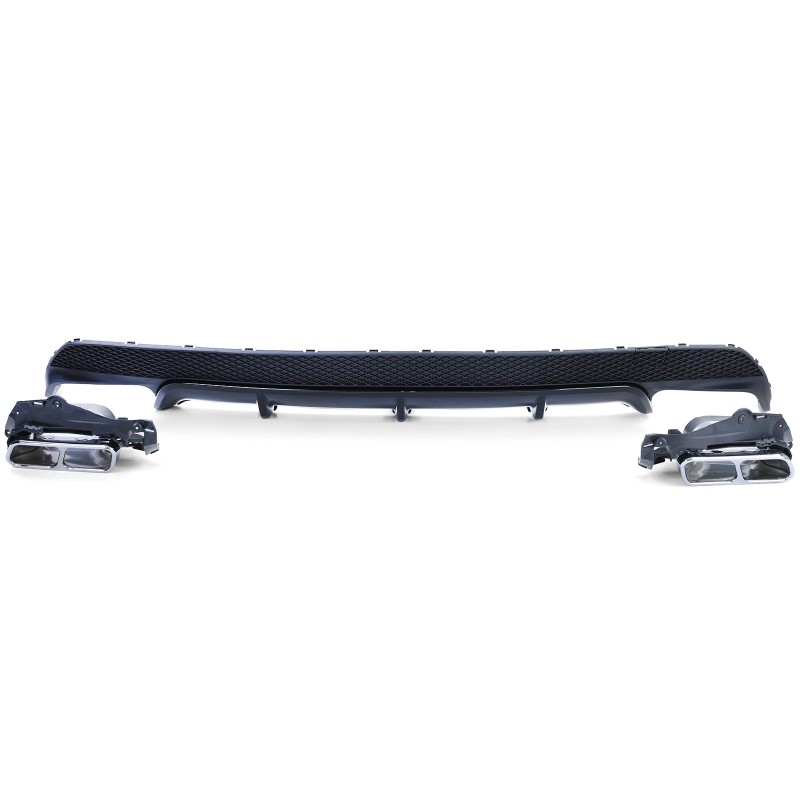 Diffuser passend voor Mercedes CLA C117 (2013-2016) CLA45 Look