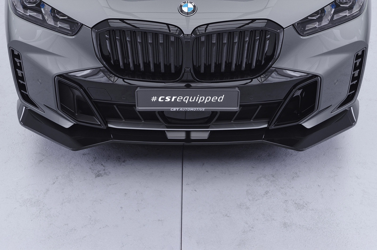 Voorspoiler passend voor BMW X5 G05 glans zwart