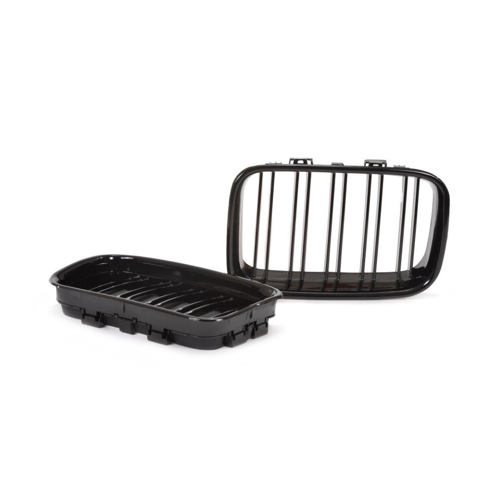 Grill Nieren passend voor BMW E36 91-96 Glans Zwart