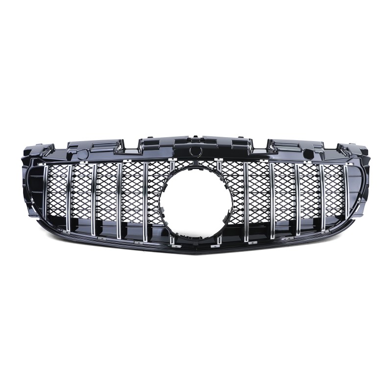 Grill passend voor Mercedes SLC R172 Facelift 2016- .. GT Look Zwart/Chroom
