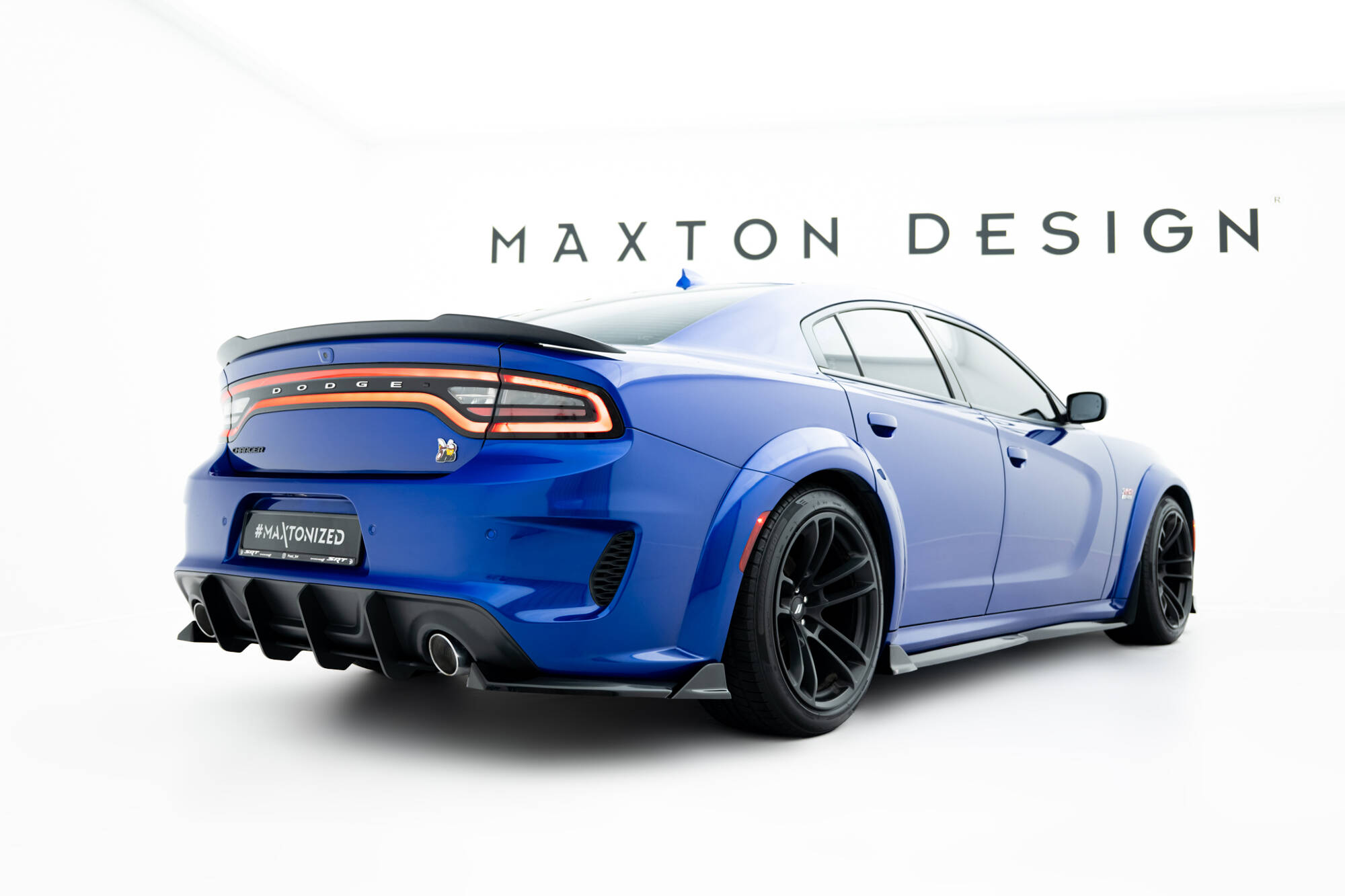 Street Pro Achter Diffuser Dodge Charger RT Scat Pack Widebody MK3 Facelift Maxton