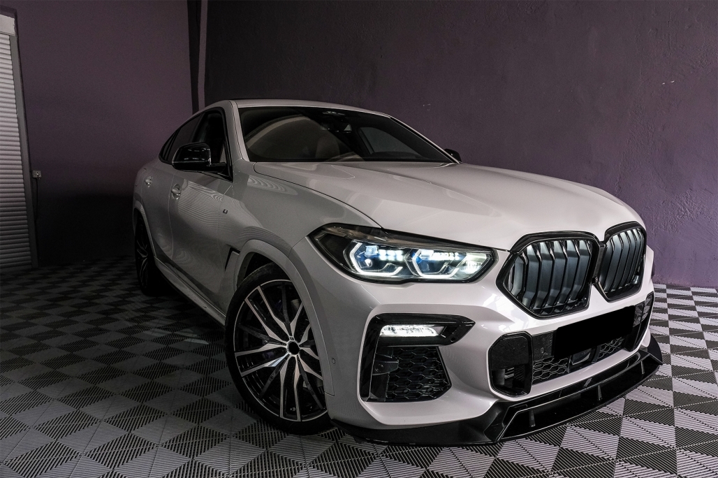 Bodykit passend voor BMW X6 G06 M-Tech Black Knight Design Glans Zwart