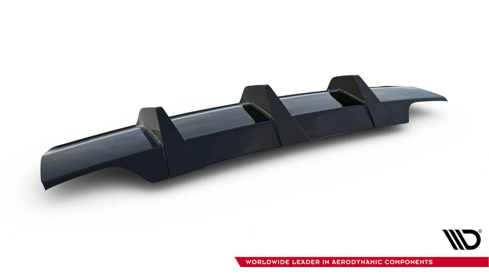 Diffuser passend voor Audi A1 S-LINE GB glanzend zwart