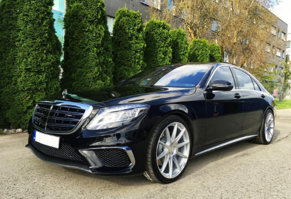 Grill passend voor Mercedes W222 S65 Design Chroom