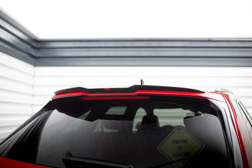 Spoiler passend voor Audi RS4 B9 Avant Maxton Glans Zwart