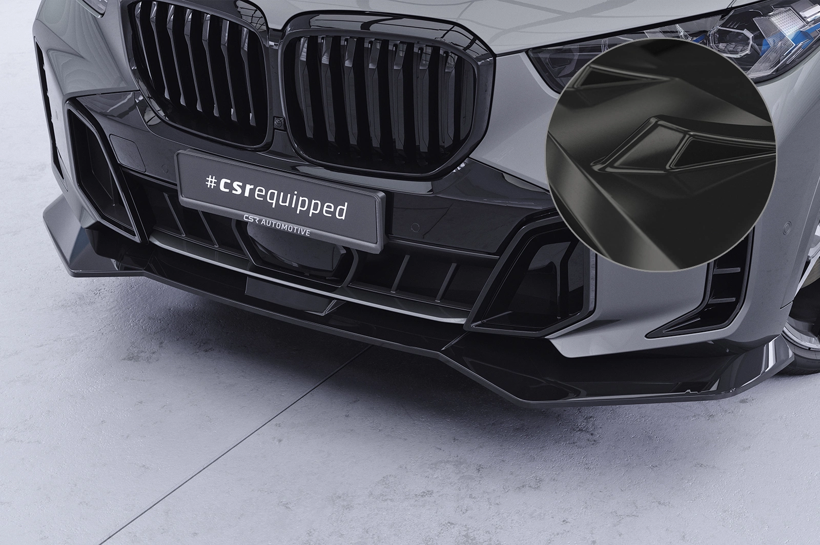 Voorspoiler passend voor BMW X5 G05 glans zwart