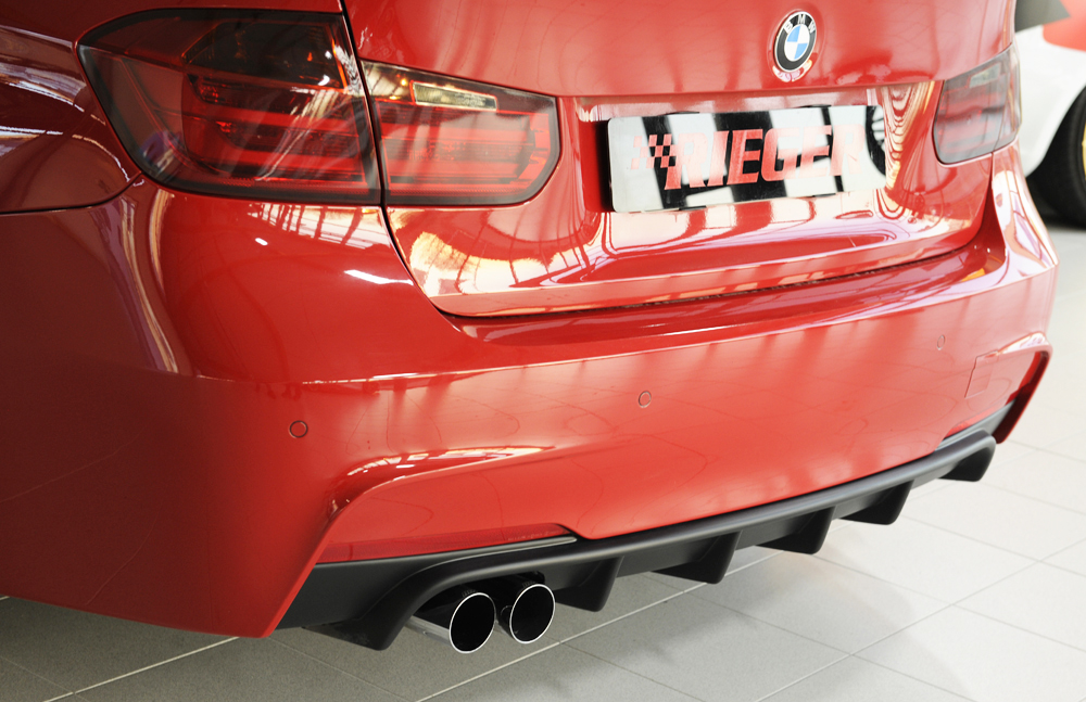 Achter Diffuser BMW 3Serie F30/F31 2012-... Ongespoten Rieger