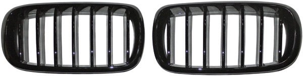 Grill Nieren BMW X5/BMW X6 Zwart
