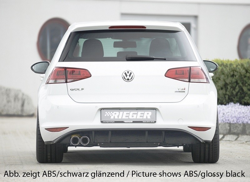 Achterbumper Diffuser Rieger VW Golf VII