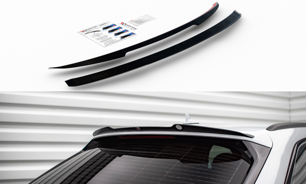 Spoiler passend voor Audi A6 S-Line / S6 C8 Avant Glans Zwart Maxton