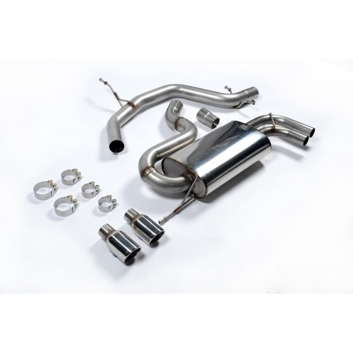 Milltek SEAT Leon 1P 2.0 TFSI 240pk cat-back systeem met dubbel