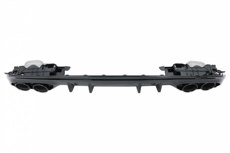 Achterbumper Diffuser passend voor Mercedes W205 C-Klasse C43 Design Night Package