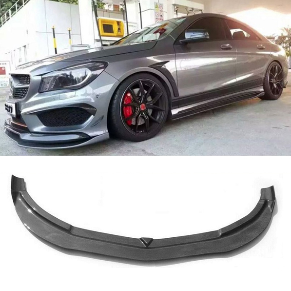 Carbon Voorspoiler passend voor Mercedes CLA AMG Line 2014+