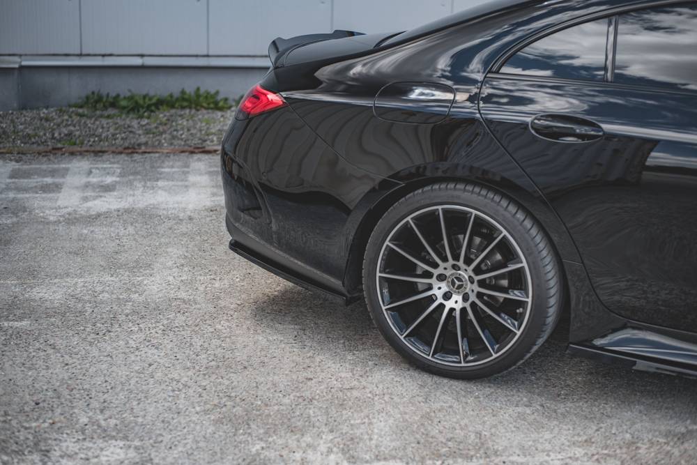 Diffuser passend voor Mercedes AMG CLS AMG Pakket C257 Maxton Glans Zwart