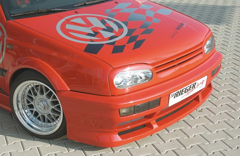 Voorbumper passend voor VW Golf III Polyester Rieger