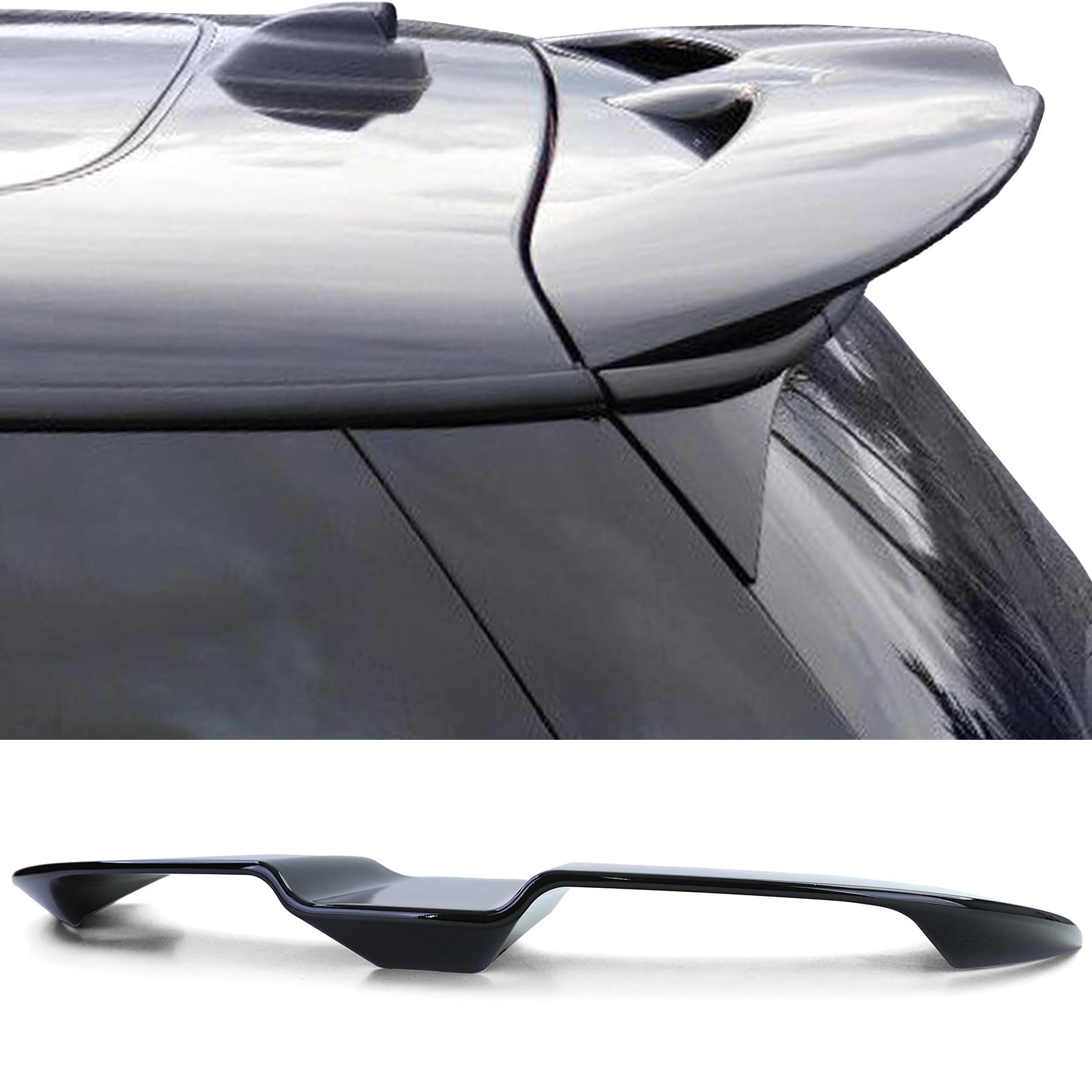 Spoiler Mini Cooper F56 JCW Look Glans Zwart