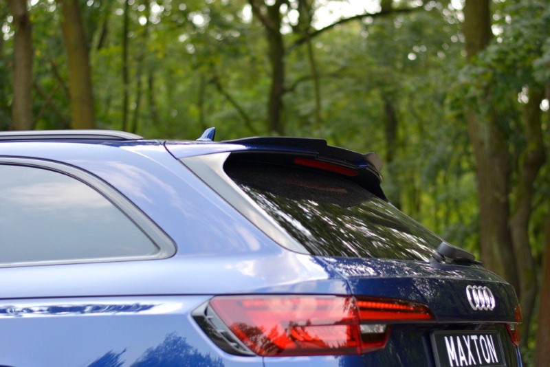 Spoiler passend voor Audi RS4 B9 Avant Maxton Glans Zwart