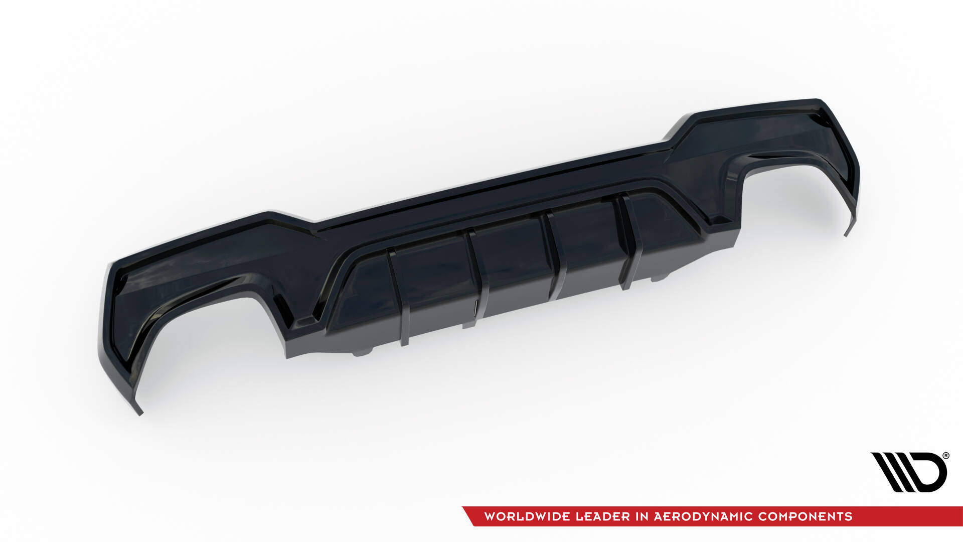 Achter Diffuser passend voor BMW M440i G22 / G23 / G22 Facelift / G23 Facelift Maxton Glanzend zwart