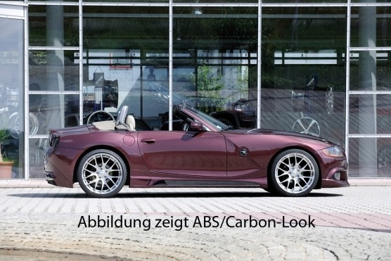 Zijskirts passend voor BMW Z4 ABS 03- Rieger Carbon Look