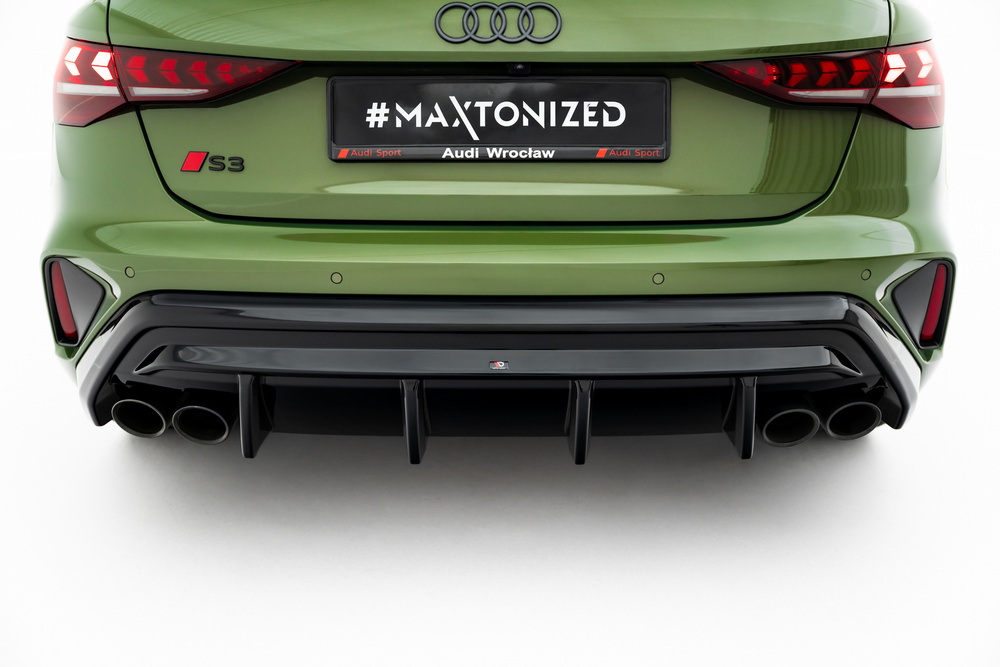 Achter Diffuser passend voor Audi S3 Sportback 8Y Facelift Maxton