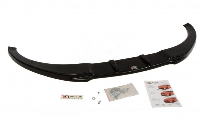 Voorspoiler passend voor Audi TT 8J Glanzend Zwart