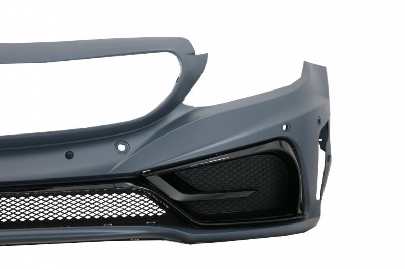 Voorbumper passend voor Mercedes W205 S205 C63 Zwart
