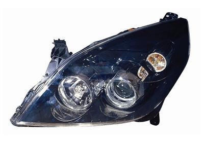 koplamp, H7+H1, zwart, elektr verstelb, links Opel Signum, 2005