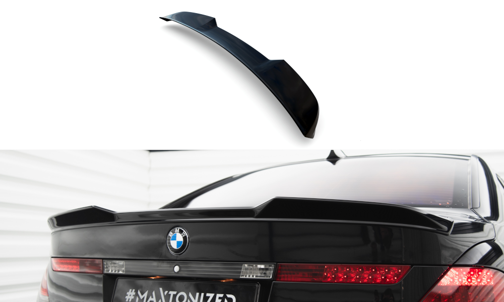 Spoiler passend voor BMW 7 Serie E65 Maxton Glans Zwart