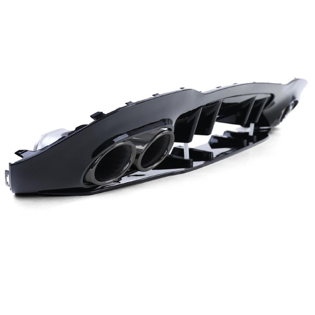 Diffuser passend voor Mercedes A klasse W177 A35/A45 Look Glans Zwart