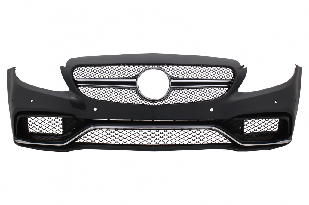 Voorbumper passend voor Mercedes W205 C63 AMG look