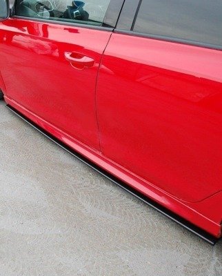 Zijskirts passend voor VW Golf 6 GTI 35TH / R20 Glans Zwart