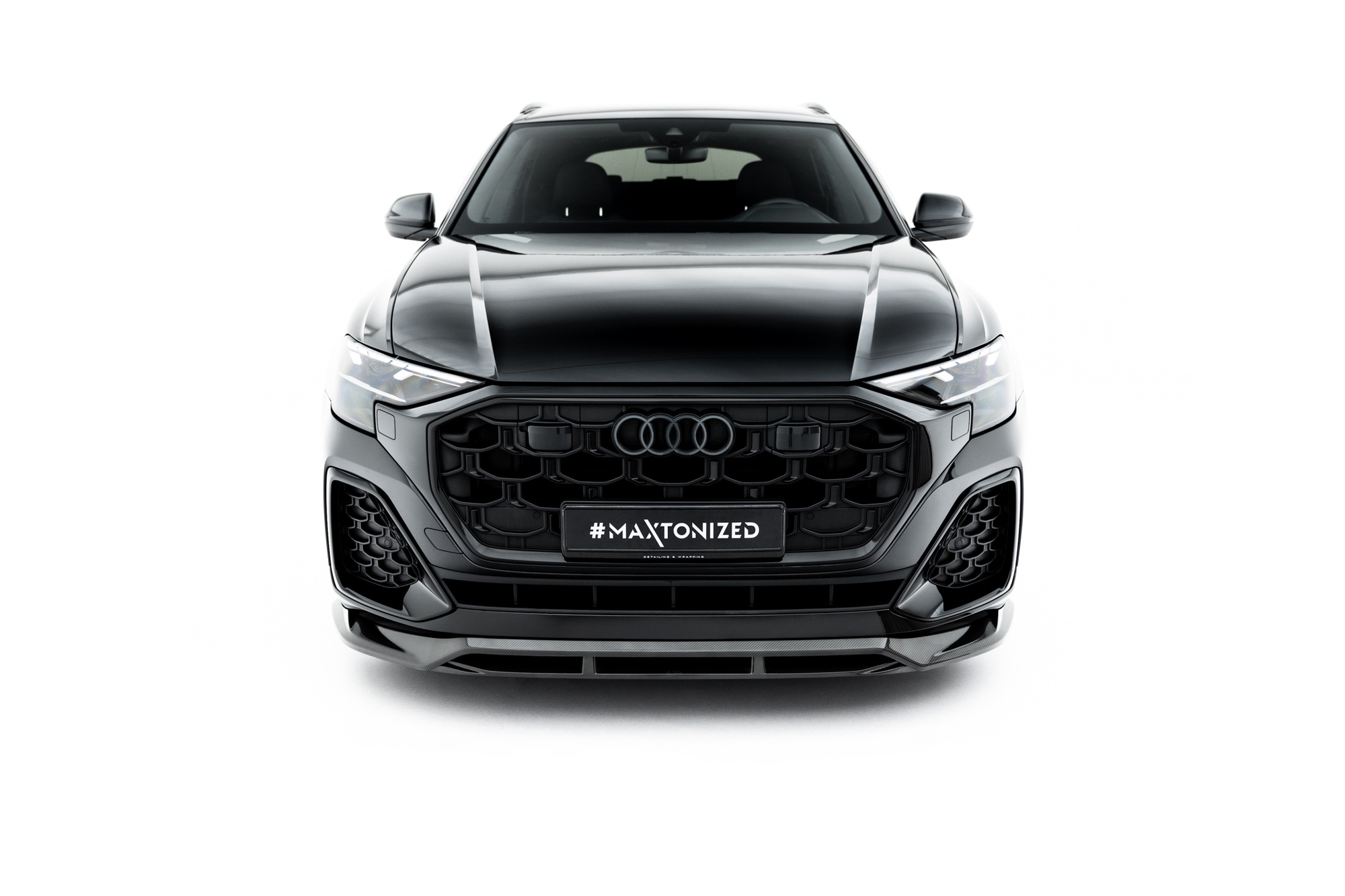 Prepreg Carbon Fiber Voorspoiler passend voor Audi SQ8 / Q8 S-Line Mk1 – Maxton Design