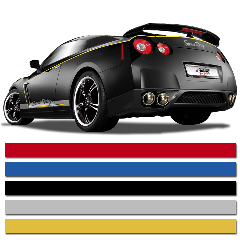 Universele zelfklevende striping AutoStripe Cool200 - Zilver - 6mm x 975cm