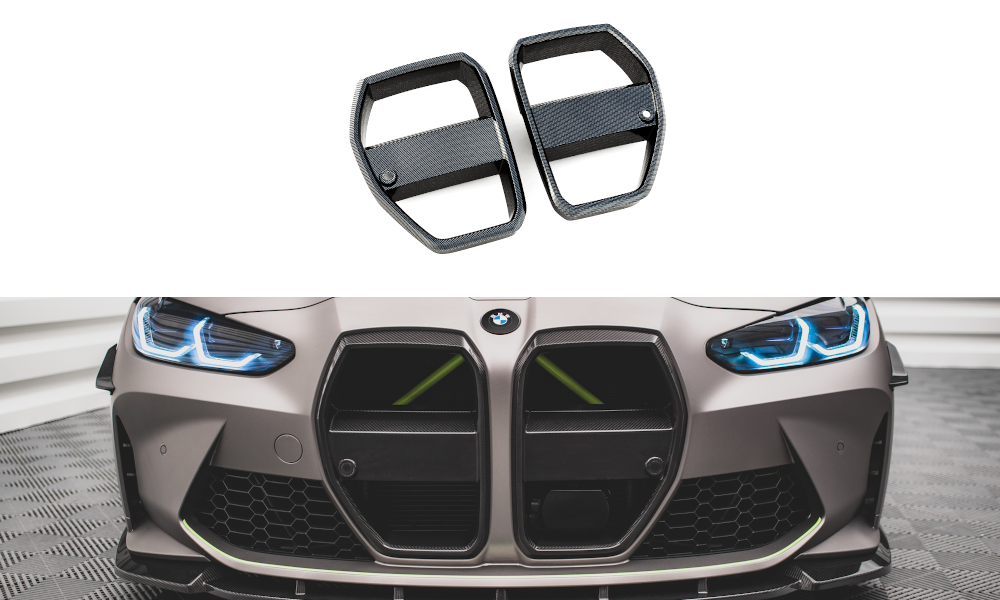 Grill passend voor BMW M4 G82 / M3 G80 / G81 Maxton Carbon