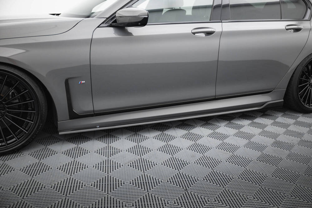 Carbon Fiber Zijskirts passend voor BMW 7 M-pack G11 Facelift