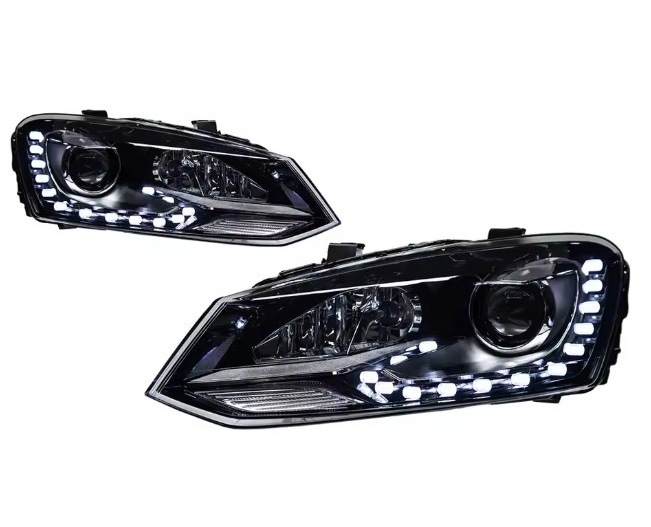 Koplampen passend voor VW Polo 6R 09-14 Xenon-Look