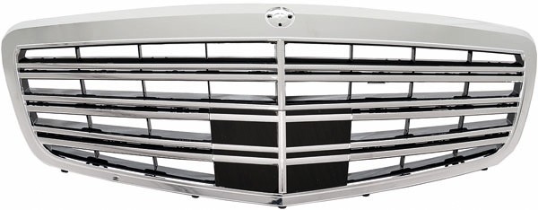 Grill passend voor Mercedes S-Klasse W221 09-11 Chroom