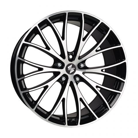 Velgen EtaBeta Piuma zwart polish 10.5x22 5x108 ET38