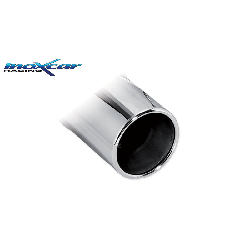 100% RVS Dubbele sportuitlaat  Subaru Forester AWD 2.0 XT 240pk 2015- 1x102mm