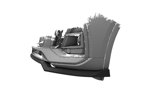 Voorspoiler passend voor Audi Q5 (FY/FYT) S-Line / SQ5 (FY)